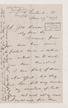 Letter, 17 June 1878