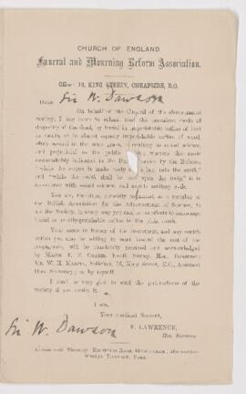 Letter, September 1886
