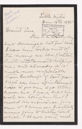 Letter, 16 June 1895