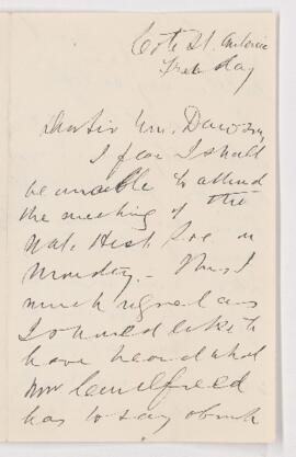 Letter from Dr. Wesley Mills