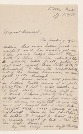 Letter, 15 July 1891