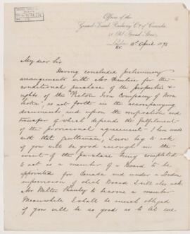 Letter, 10 April 1873