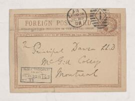 Letter, 20 November 1878