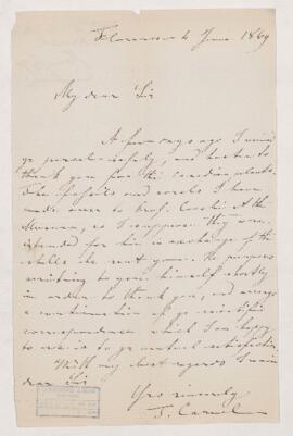 Letter, 4 June 1869