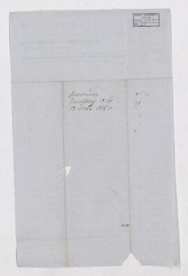 Account, 24 July 1850