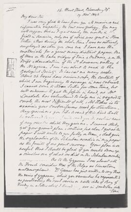 Letter, 17 November 1842