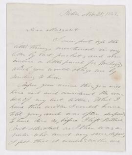 Letter, 25 November 1842