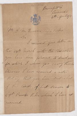 Letter, 4 April 1875