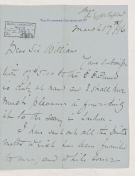 Letter, 17 March 1896
