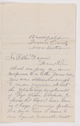 Letter from R.R. McLeod