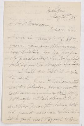 Letter, 21 May 1888