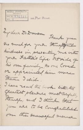 Letter, 26 February 1901