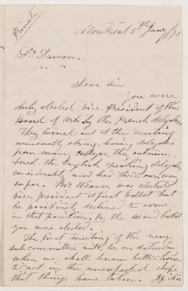 Letter, 5 January 1871