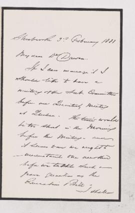 Letter, 3 February 1881