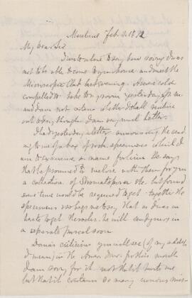 Letter, 3 February 1872