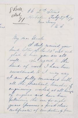 Letter, 27 February 1871