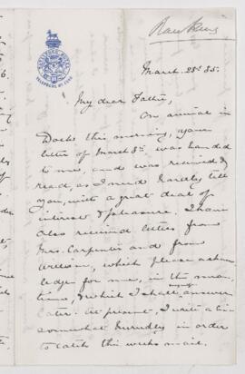 Letter, 23 March 1885