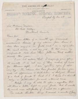 Letter, 18 November 1890