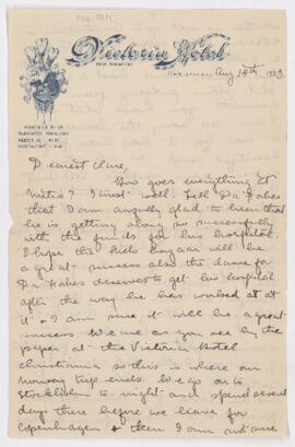 Letter, 14 August 1903