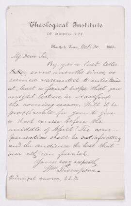 Letter, 30 October 1882