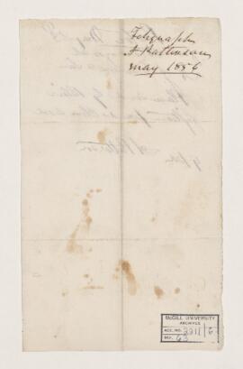 Order, 23 May 1856