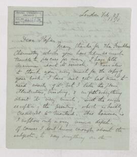 Letter, 27 February 1870