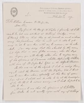 Letter, 20 February 1889