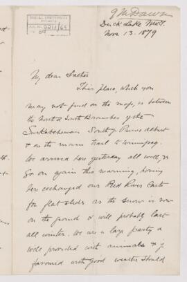 Letter, 13 November 1879