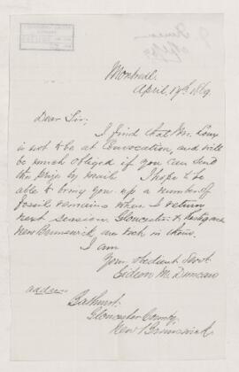 Letter, 14 April 1869