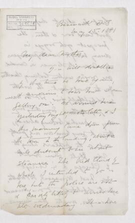 Letter, 15 May 1881