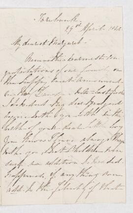 Letter, 29 April 1848