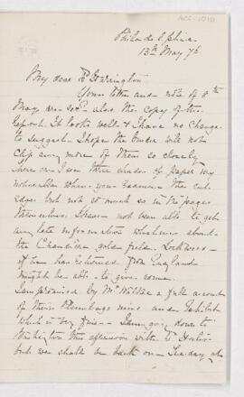 Letter from A.R.C. Selwyn to B.J. Harrington.