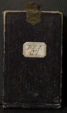 Notebook – P.E.I., 1871