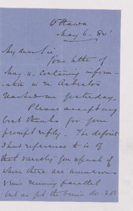 Letter, 6 May 1880