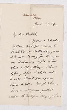 Letter, 17 June 1894