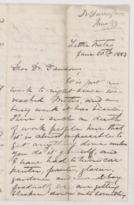 Letter, 20 June 1883