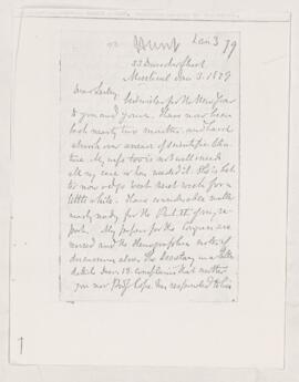 Letter, 3 January 1879