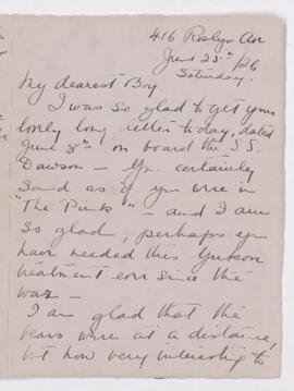 Letter, 25 June 1926