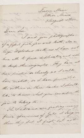 Letter, 3 August 1860