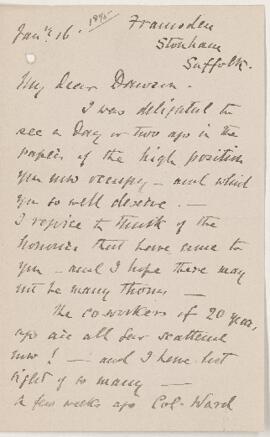 Letter, 16 January 1895