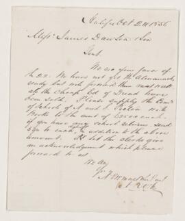 Letter, 24 October 1856