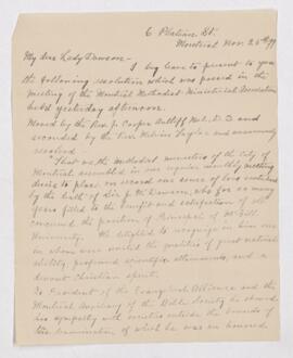 Letter, 25 November 1899