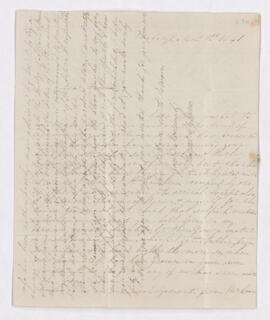 Letter, 1 November 1841