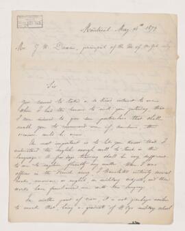 Letter, 14 May 1879