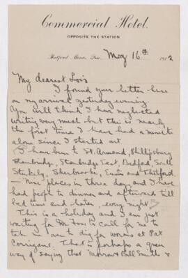 Letter, 16 May 1912