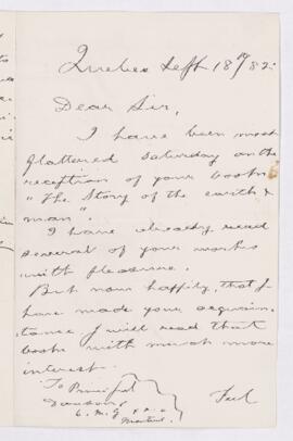 Letter, 18 September 1882