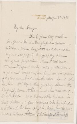 Letter, 13 January 1898