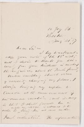 Letter, 21 January 1887