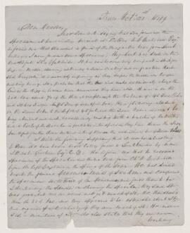 Letter, 21 October 1849