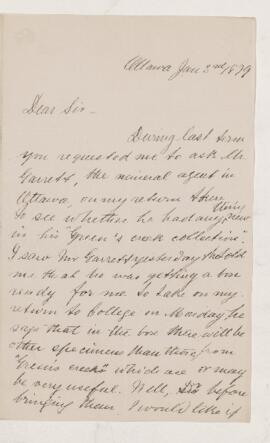 Letter, 3 January 1879